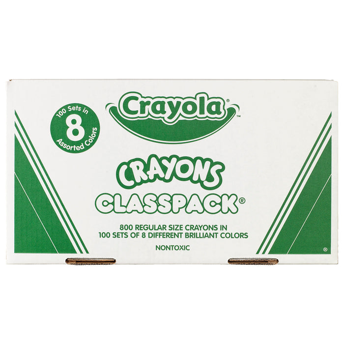 CRAYOLA CRAYONS CLASSPACKS 8 COLOR