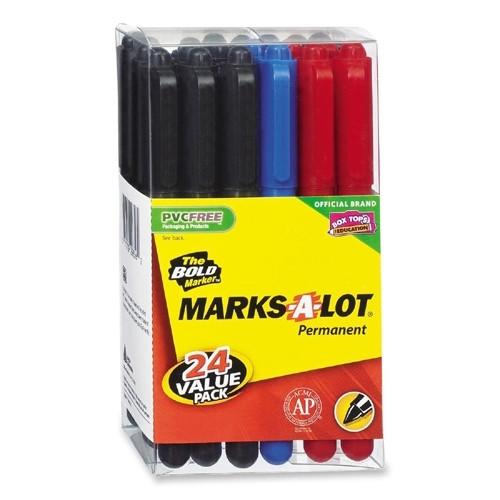 avery-consumer-products-permanent-markers,-nontoxic,-bullet-point,-assorted-colors