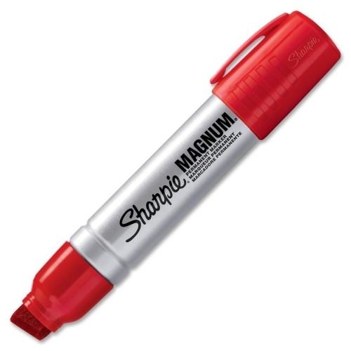 sanford-ink-corporation-magnum-permanent-marker,-jumbo-chisel-point,-red
