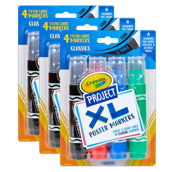 (3 PK) PROJECT MARKERS CLASSIC