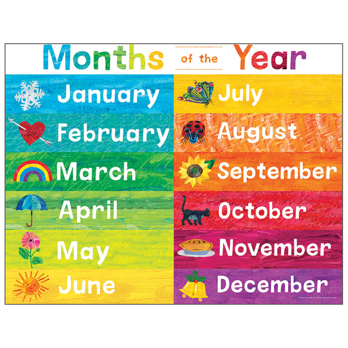 (6 EA) ERIC CARLE MONTHS OF YEAR