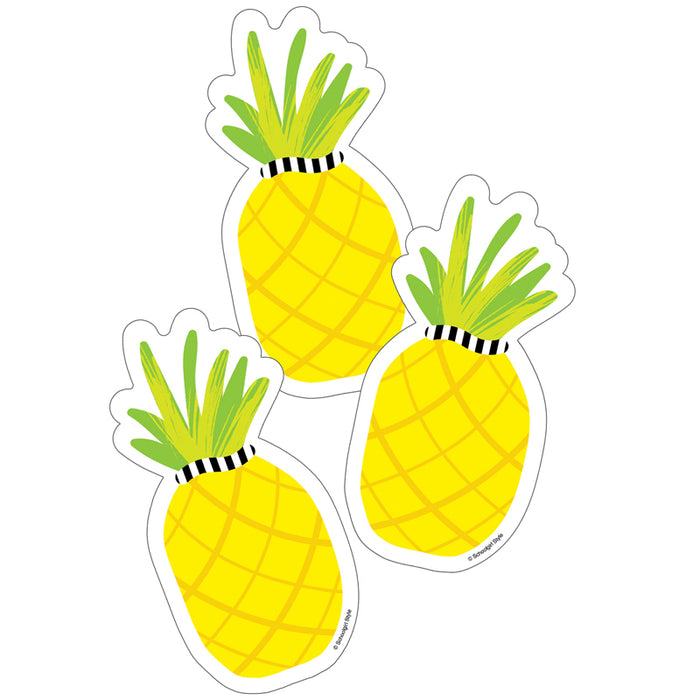 (3 PK) TROPICAL PINEAPPLE CUT-OUTS