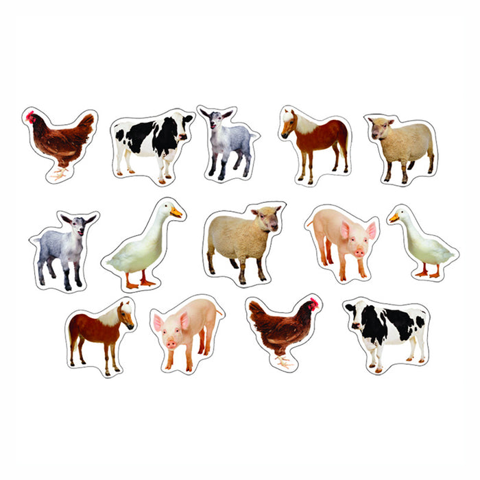 FARM ANIMALS PHOTOGRAPHIC STICKERS