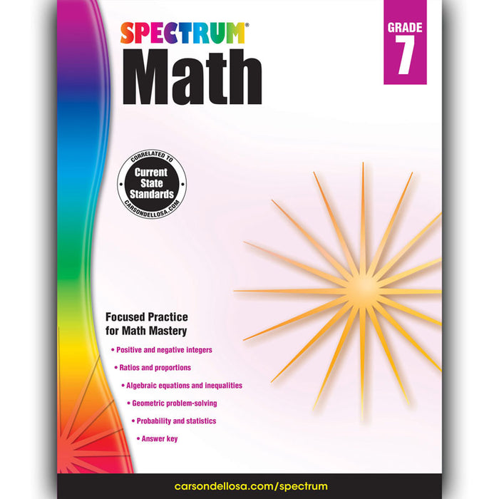 (2 EA) SPECTRUM MATH GR 7
