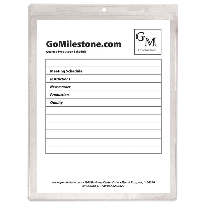 VINYL SHOP TICKET HOLDER 50/BOX