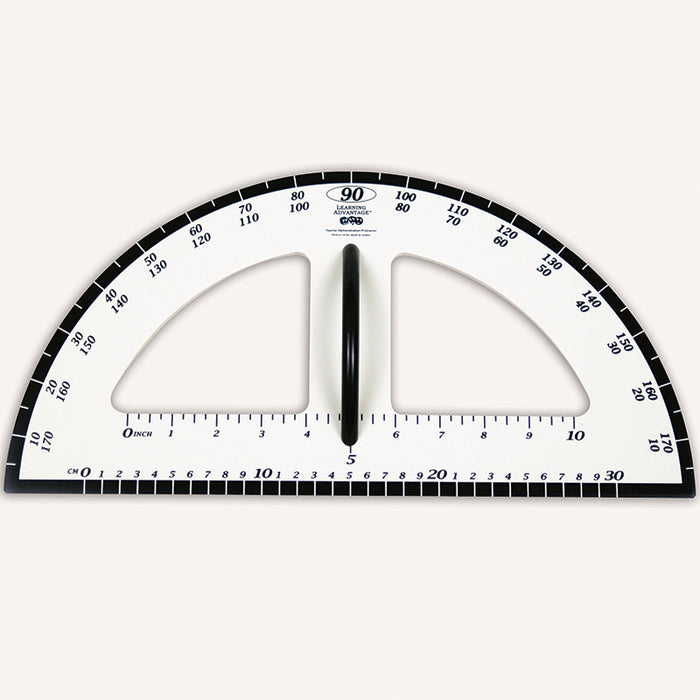 DRY ERASE MAGNETIC PROTRACTOR