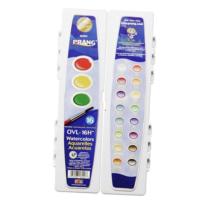 PRANG OVAL 16 WATER COLORS
