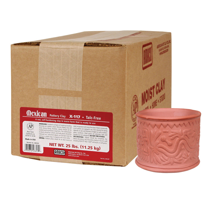 Mexican Pottery™ Self-Hardening Clay, 25 lbs.