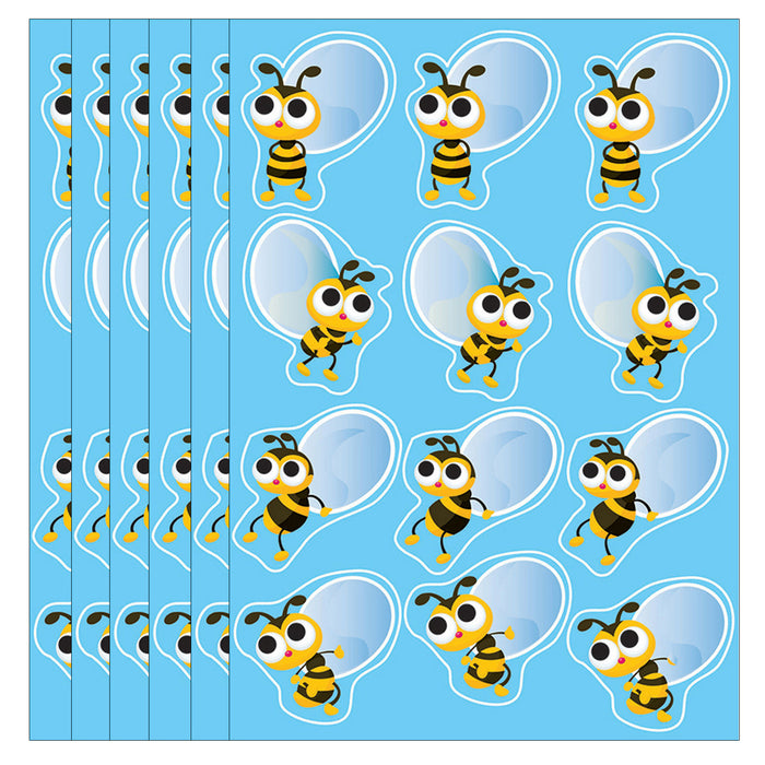 Die-Cut Magnetic Bees, 12 Per Pack, 6 Packs