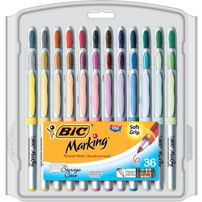 BIC MARKING PERMANENT MARKERS 36PK