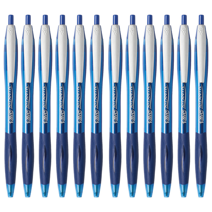 Glide™ Retractable Ball Pen, Medium Point (1.0 mm), Blue, 12-Count