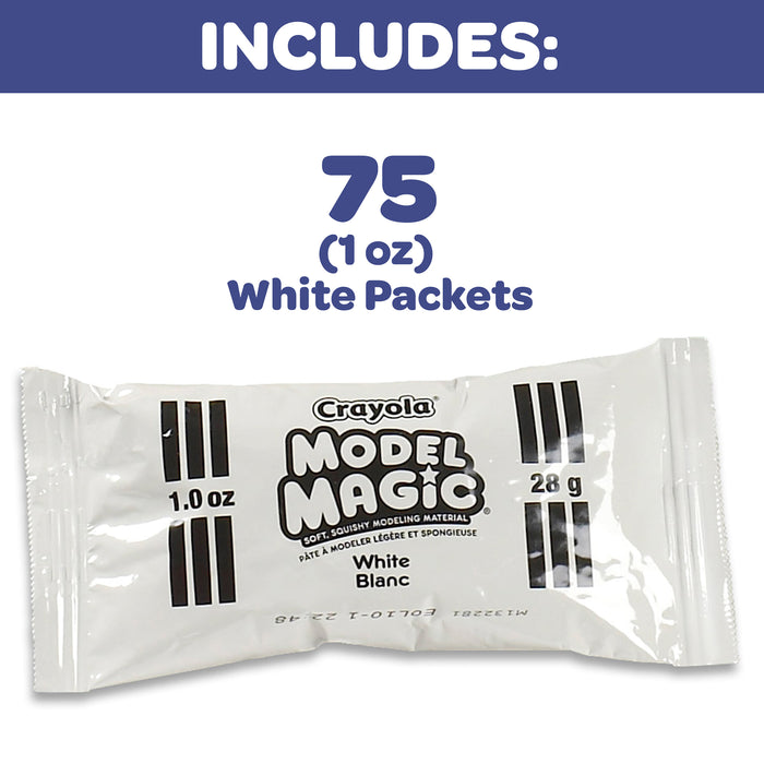 MODEL MAGIC CLASSPACKS 75 CT WHITE