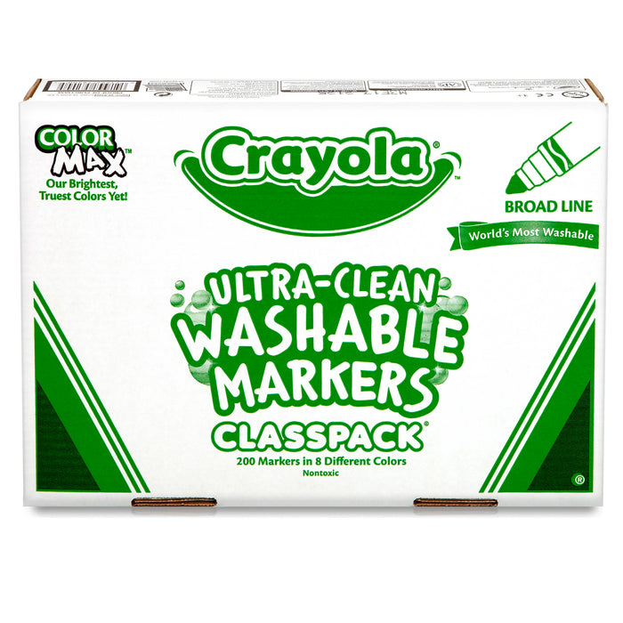 CRAYOLA WASHABLE MARKERS CLASSPACK