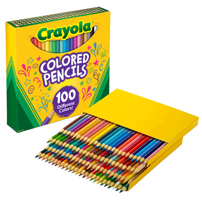 CRAYOLA COLORED PENCILS 100 COLORS