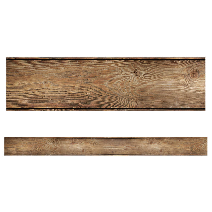 (6 PK) WOOD GRAIN STRAIGHT BORDERS