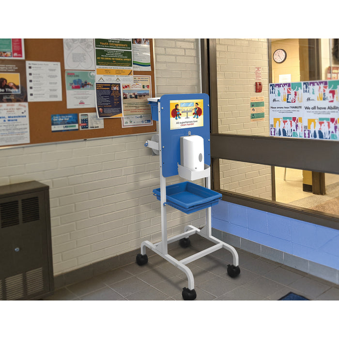 Single Student Hand Sanitizer Station - Premium Model without Dispenser