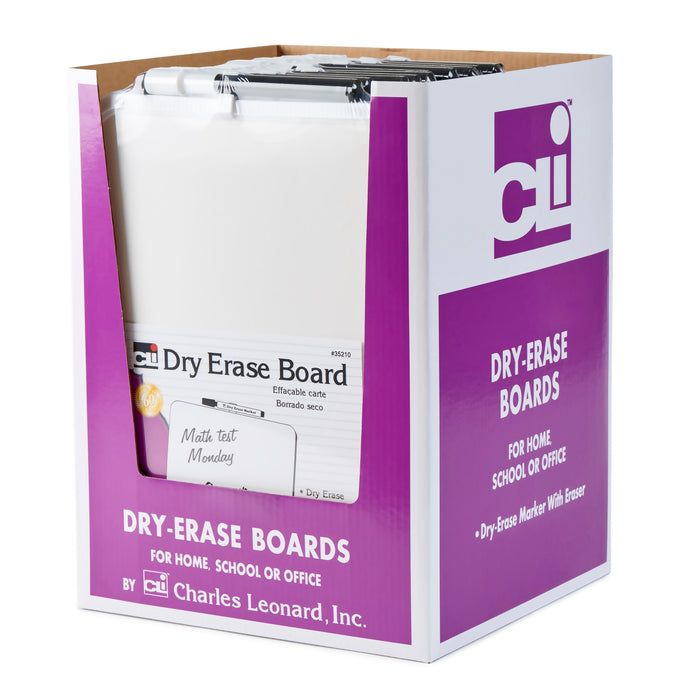 DRY ERASE BOARDS WITH FRAMES 12PK
