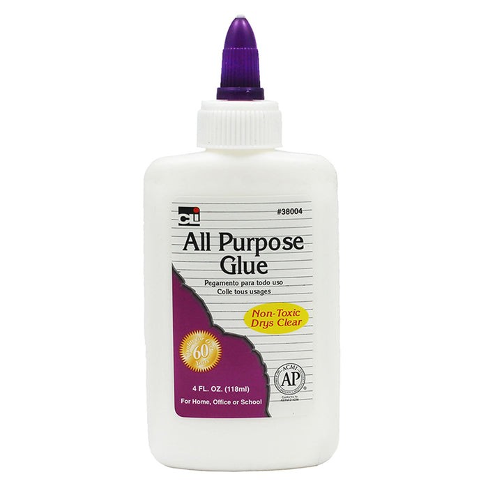 All Purpose Glue, 4 oz., 24 Bottles