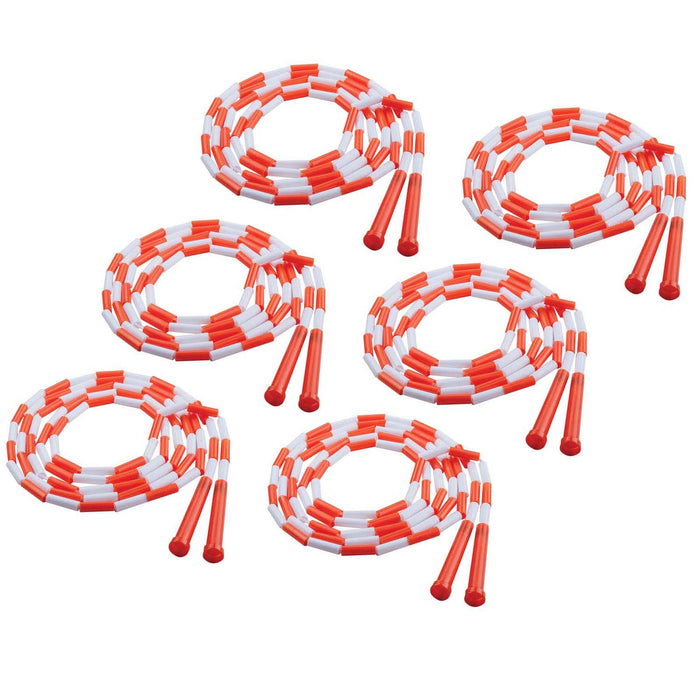 Plastic Segmented Jump Rope 10', Pack of 6