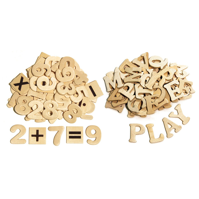 WOOD LETTERS & NUMBERS