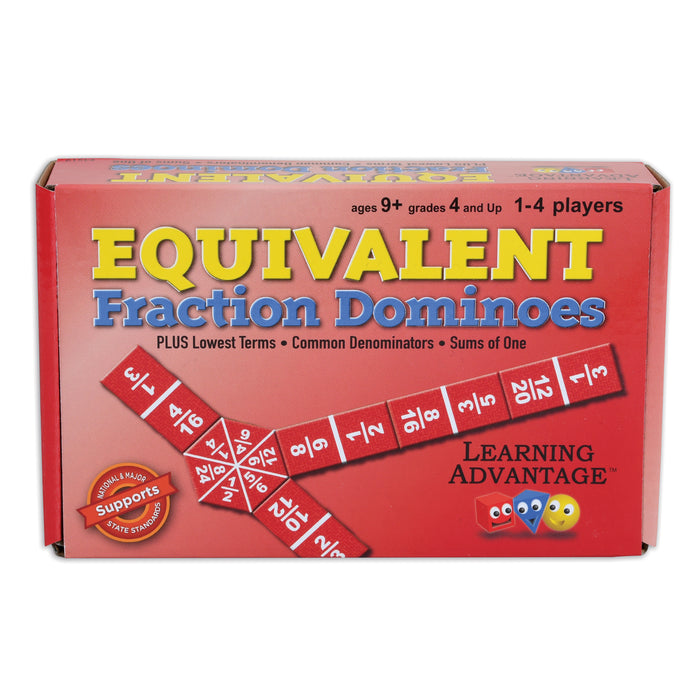 Equivalent Fraction Dominoes, Pack of 2