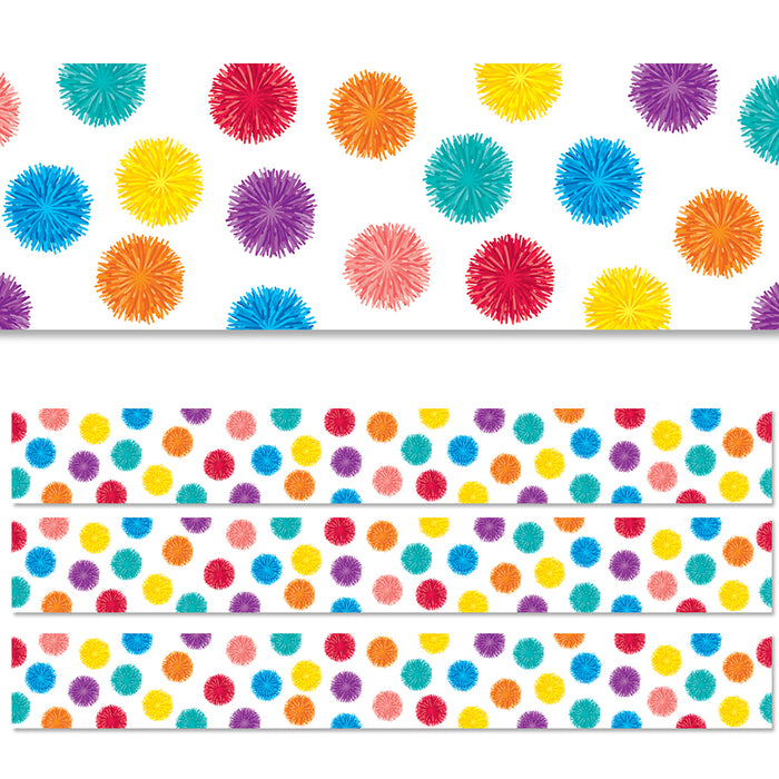 Pom Dots EZ Border, 48 Feet, 3 Packs