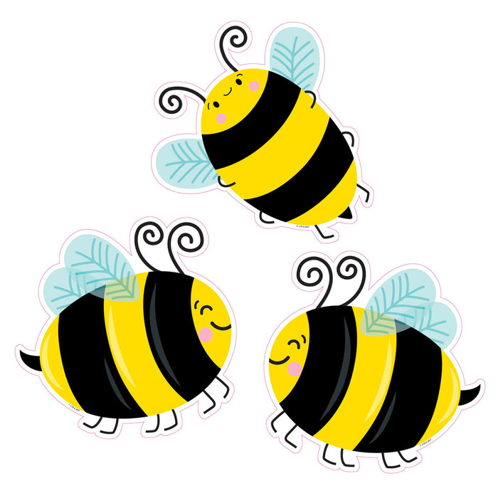 Busy Bees 6" Designer Cut-Outs, 36 Per Pack, 3 Packs