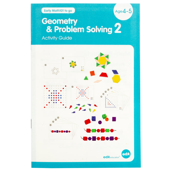 Early Math101 to go - Ages 4-5 - Geometry & Problem Solving - In Home Learning Kit for Kids - Homeschool Math Resources with 25+ Guided Activities
