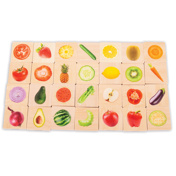 WOODEN FRUIT & VEGETABLE MATCH