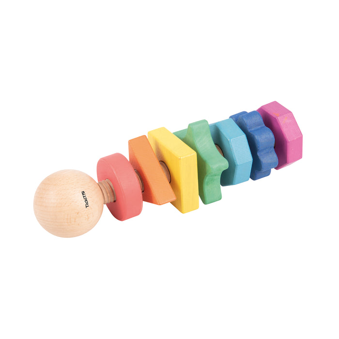 Rainbow Wooden Shape Twister
