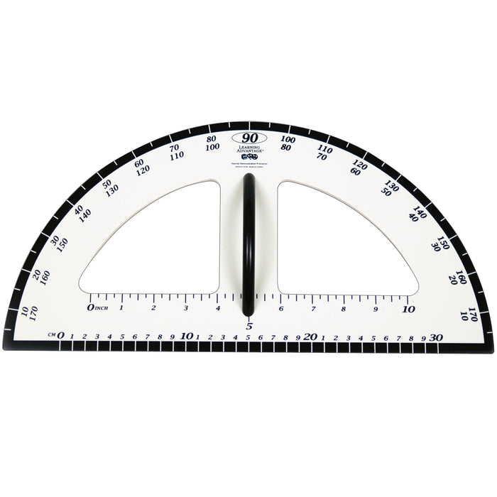 DRY ERASE MAGNETIC PROTRACTOR