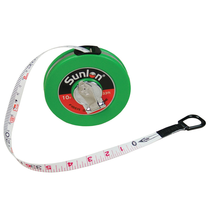 Wind Up Tape Measure, 33 ft., Pack of 2