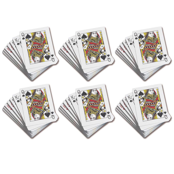 (6 EA) STANDARD PLAYING CARDS