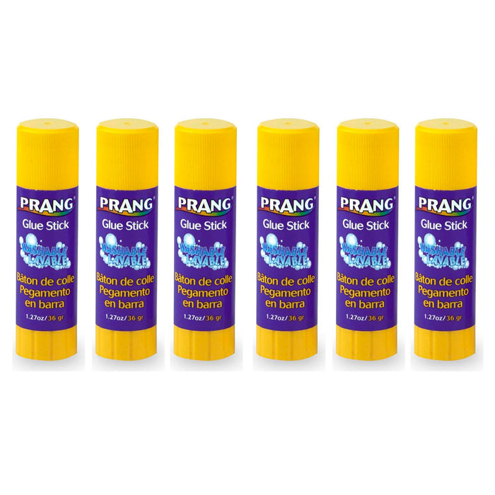 Washable Glue Stick, 1.27 oz, Pack of 6