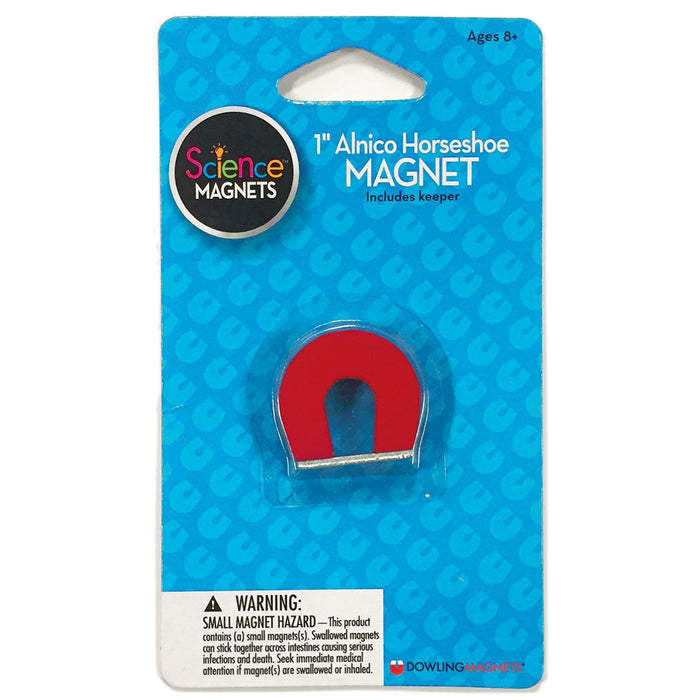 Alnico 1" Horseshoe Magnet, Pack of 6