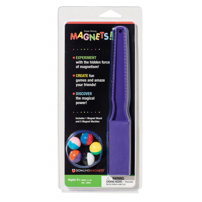 Magnet Wand & 5 Magnet Marbles, 3 Sets