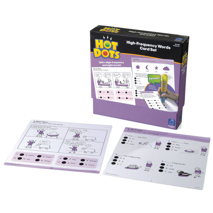 HOT DOTS HIGH FREQUENCY WORDS SET