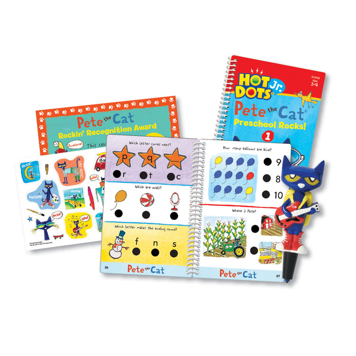 HOT DOTS JR PETE THE CAT PRESCHOOL