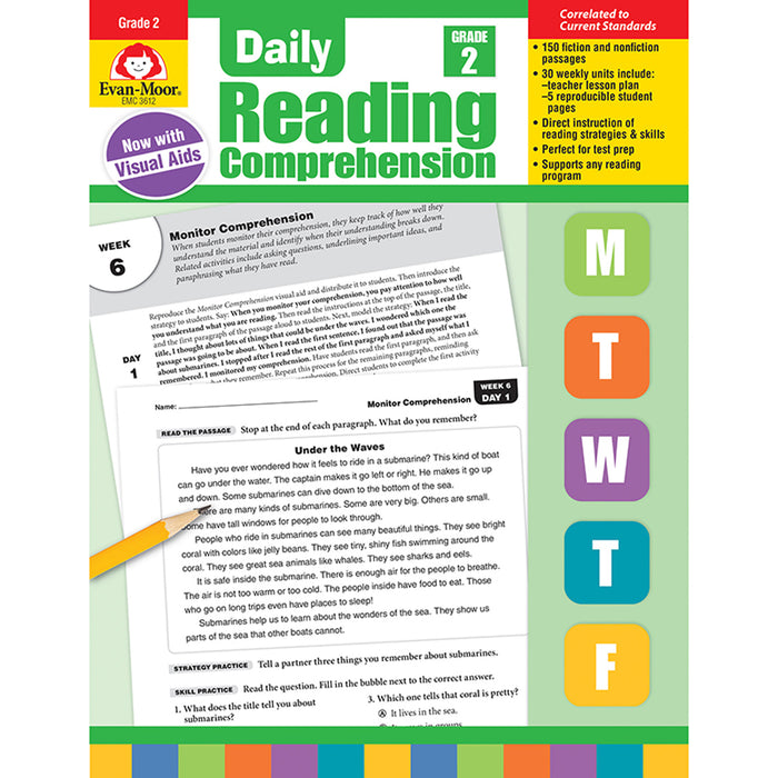 Daily Reading Comprehension, Teacher's Edition, Grade 2