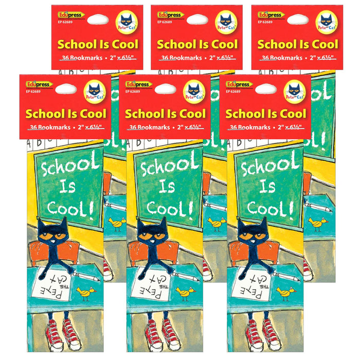 Pete the Cat Bookmarks, 36 Per Pack, 6 Packs