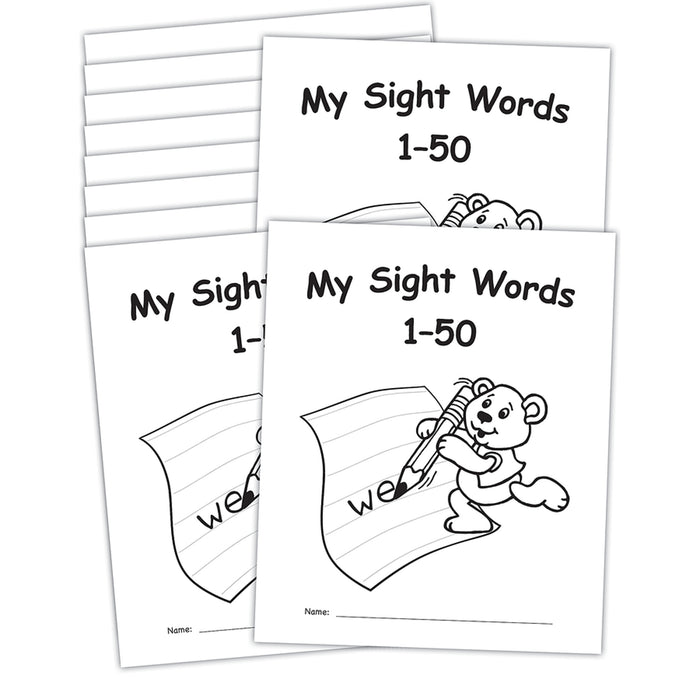 My Own Books™: Sight Words 1-50, 10-Pack