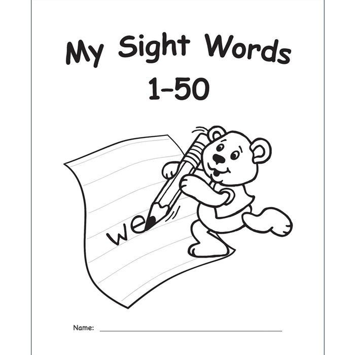 My Own Books™: Sight Words 1-50, 25-Pack
