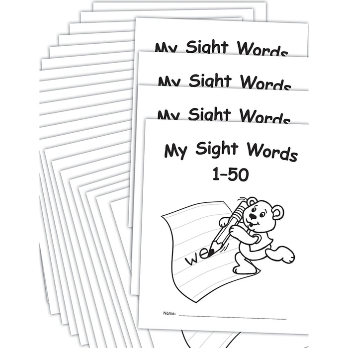 My Own Books™: Sight Words 1-50, 25-Pack