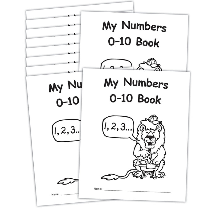 My Own Books™: My Numbers 0-10 Book, 10-Pack