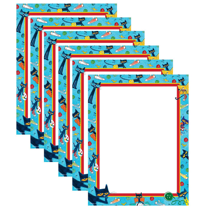 Pete the Cat Computer Paper, 50 Sheets Per Pack, 6 Packs