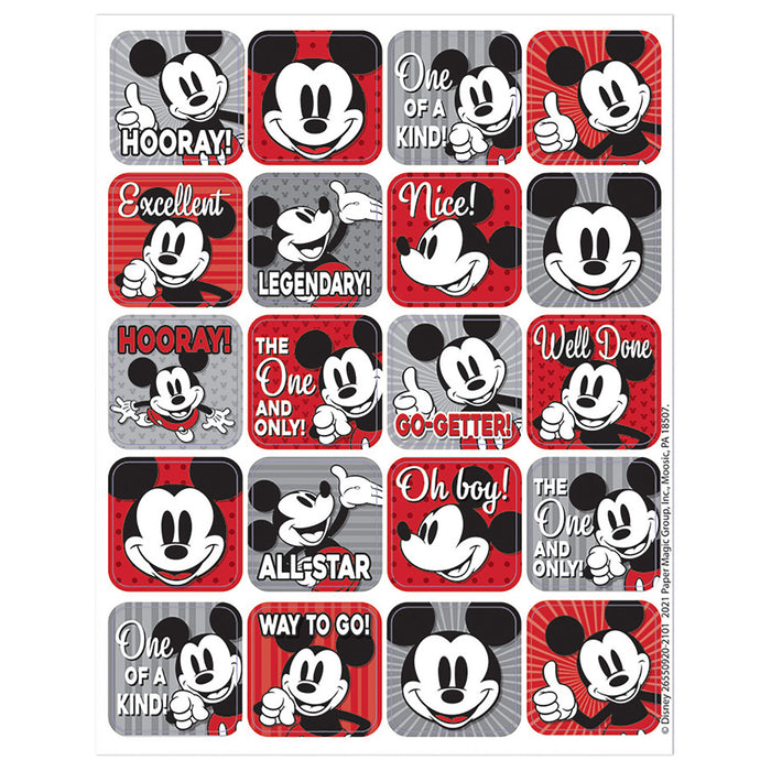 Mickey Mouse® Throwback Theme Stickers, 120 Per Pack, 12 Packs