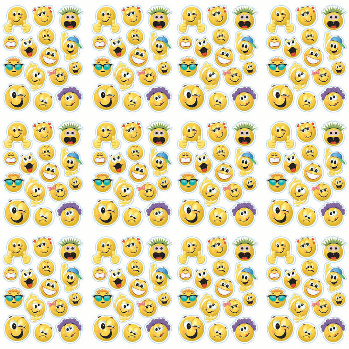 Emoticons Window Clings, 12 Sheets