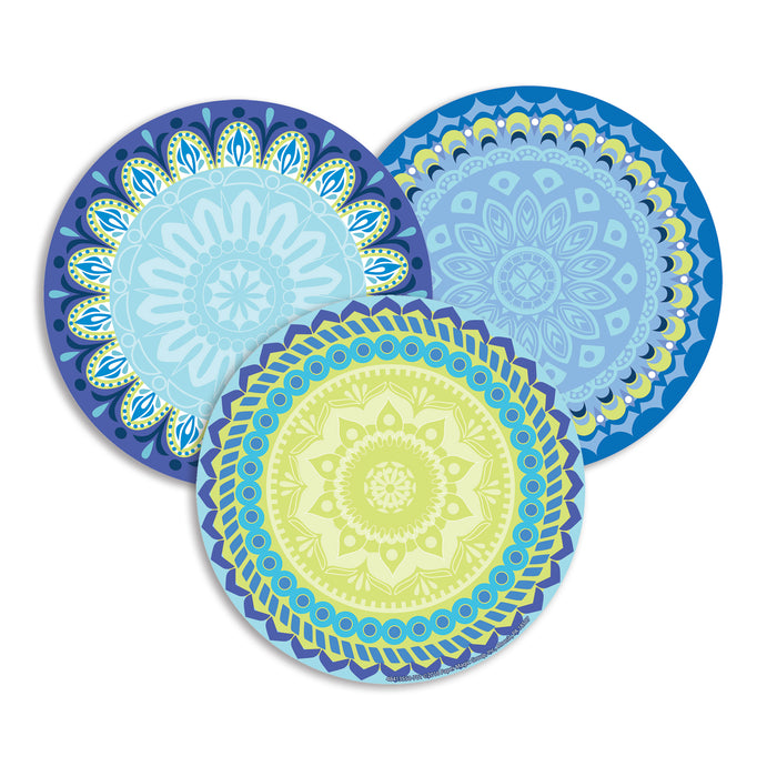 Blue Harmony Assorted Round Paper Cut Outs, 36 Per Pack, 6 Packs