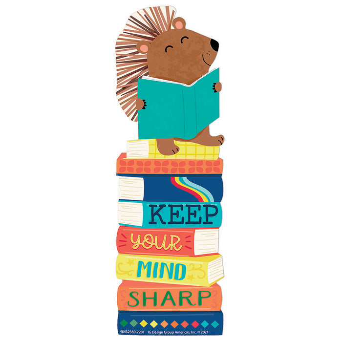Hedge Hog Keep Your Mind Sharp Bookmarks, 36 Per Pack, 6 Packs