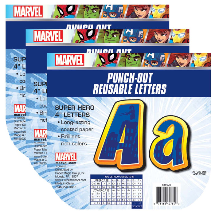 Marvel™ Super Hero Adventure Deco Letters, 223 Per Pack, 3 Packs